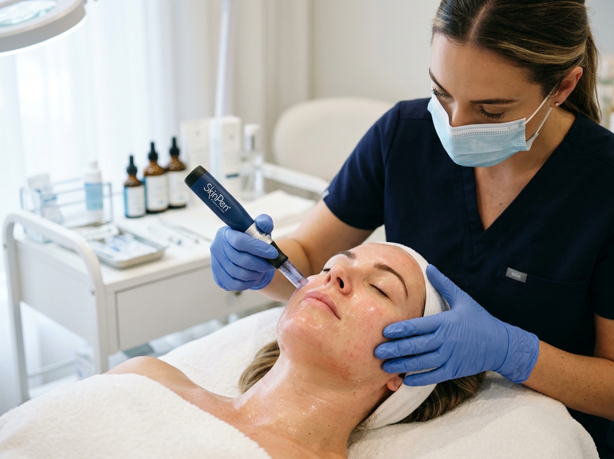 Microneedling Luvié Aesthetics